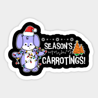 Seasons Carrotings! Sticker